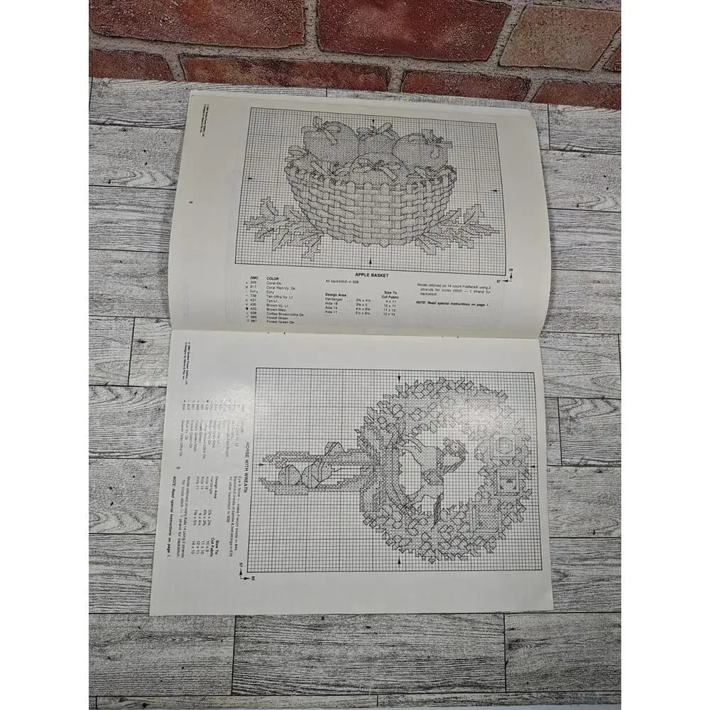 1984 Gordon Fraser Christmas Goose Cross Stitch Pattern Book #1503